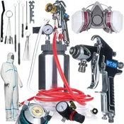 Rosfix Set Pnevmatski Pištola za Brizganje – 2l Rezervoar, Mask 6200, Jumpsuit, Čistilni Set 17v1