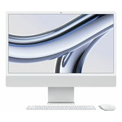 Apple - iMac 24 All-in-One - M3 chip - 8GB Memory - 512GB (Latest Model) - Silver