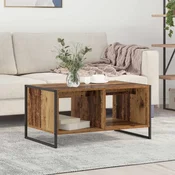 vidaXL Klubska miza Star les 80 x 50 x 40 cm Konstruiran les