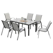 Gardenson Vrtni Set Amalfi, 7-Delno, Aluminij
