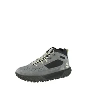 TIMBERLAND Gležnarji z vezalkami siva / črna