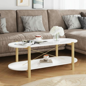 Vidaxl Klubska mizica 110x48x40 cm inženirski les