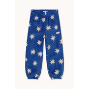 Otroški spodnji del trenirke Tinycottons STARS POLAR SWEATPANT mornarsko modra barva, AW25-573