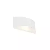 Moderna stenska svetilka bela 20 cm z svetlobnim učinkom - Tum