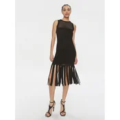 Marella Poletna obleka Cacao 2413391022 Črna Regular Fit
