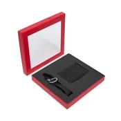 Darilni set HUGO GBHM Key Chain&C.Case 50573603 Črna