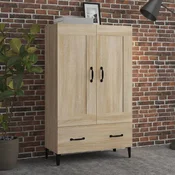 Vidaxl vidaXL Visoka omarica sonoma hrast 70x31x115 cm, material na osnovi lesa