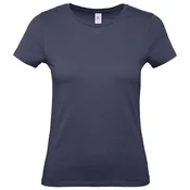 MAJICA KRATKI RUKAVI B&C #E150/WOMEN URBAN TAMNO PLAVA L!!