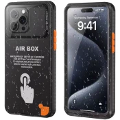Vodoodporen ovitek Shellbox AirBox s standardom IP68 za spuste do 2m globine - 6.7 - črn