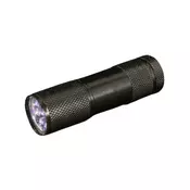 UV žepna svetilka z 9 LED diodami (svetilka z UV svetlobo za)