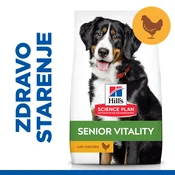 Hills Science Plan hrana za pse Mature Adult Large SENIOR VITALITY - Piletina i pirinac 14kg