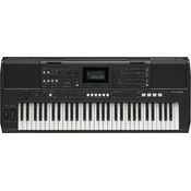 Yamaha PSR-E583 Keyboard z dinamiko Black (Kot novo)