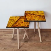 Hanah Home Set klub stocica 2Shp105, 2 komada, Žuti