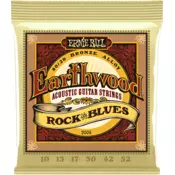 Ernie Ball 2008 Earthwood Rock and Blues w/Plain G80/20 Bronze .010-.052 žice za akusticnu gitaru