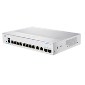 Cisco CBS350 Managed 8-port GE, Ext PS, 2x1G Combo (CBS350-8T-E-2G-EU)