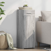 Komoda boja sivog hrasta sonome 30x42,5x93 cm konstruirano drvo