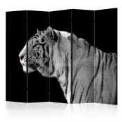 artgeist Paravan White Tiger I, 5-Delni, Dvostranski