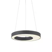 Moderna viseča svetilka črna 50 cm vklj. LED 3-stopenjsko zatemnjevanje - Organici