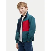 Tommy Hilfiger Prehodna jakna Flag KB0KB10457 Mornarsko modra Regular Fit