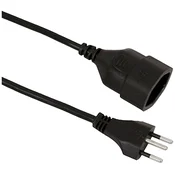 VALUE Value tok priključni kabel [1x T12 vtič - 1x T13 vtičnica] 5 m črna, (20630811)