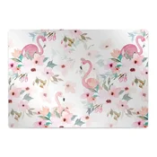 Decormat Podloga za stol Flamings flowers 120x90 cm 15 cm