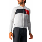 Castelli Prologo 7 Long Sleeve Dres Ivory/Light Black/Red L