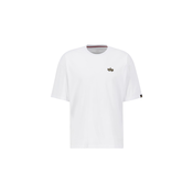 ALPHA INDUSTRIES Majica  zlata / črna / bela