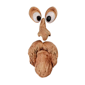 Vrtna dekoracija, stari nasmejani moški | SCULPTURE