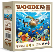 WOODEN CITY Lesena sestavljanka Življenje v oceanu 505 kosov