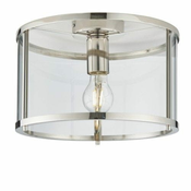 Endon 96150 - Plafonsko svetlo HOPTON 1xE27/10W/230V sjajni hrom