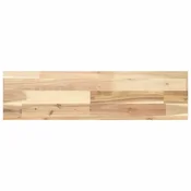Vidaxl Plavajoča polica 100x20x4 cm neobdelan masiven akacijev les