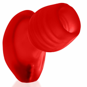 Oxballs GLOWHOLE-2 Hollow Buttplug with Led Insert Red Morph Large