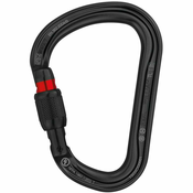 vponka z matico Petzl William Screw-Lock Black Carabiner