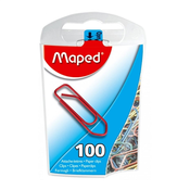 Maped - Spojnice za papir Maped, u boji, metalne, 25 mm, 100 komada