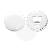 VEVOR Komplet za izdelavo značk, 50 kompletov, 2.95 in/75 mm magnetni deli, magnet in odpirač za steklenice na zadnji strani