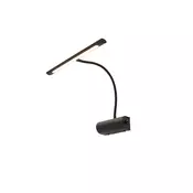 Dizajnerska stenska svetilka črna 32 cm, vključno z LED z zatemnilnikom - Tableau