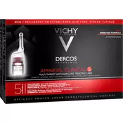 VICHY ciljana njega protiv opadanja kose za muškarce Dercos Aminexil Clinical 5 (Multi-Target Anti-Hair Loss Treating Care), 21x6ml
