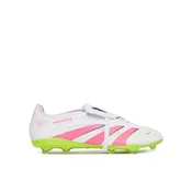adidas Čevlji za nagomet Predator Pro Fold-Over Tongue Firm Ground JR0440 Bela