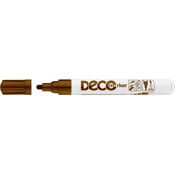 Permanentni marker Ico Deco - okrugli vrh, smeđi