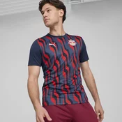 Mens Puma FC Red Bull Salzburg Pre-match Short Sleeve Jersey, Blue, Size XS, Clothing