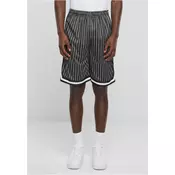Mens shorts Striped Mesh white/black