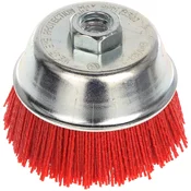 Silverline Najlonska krtača za skodelico 100 mm groba srebrna črta