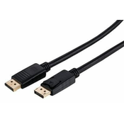 C-Tech DisplayPort 1.2 kabel, 4K@60Hz, M/M, 2 m