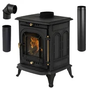 THUNDER Kamin peč – litoželezna peč s kompletom cevi, ECODESIGN, A energijski razred THUNDER AGNI 7 kW, (5000120608)