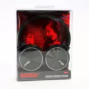PLATINET naglavne zložljive bluetooth slušalke Freestyle FH0917 + mikrofon, črne