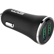 WG - Avtomobilski polnilec 2x USB-A 36W, QC 3.0 QC 3.0, črn