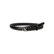 Calvin Klein Pas  črna / srebrna