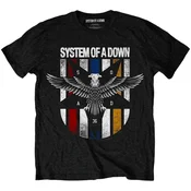 System of a Down Majica Eagle Colours Unisex Black 2XL
