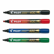 Pilot permanentni marker 400, poševni, 4 barve