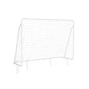 Songmics Nogometna vrata 215x76x150 cm Bela